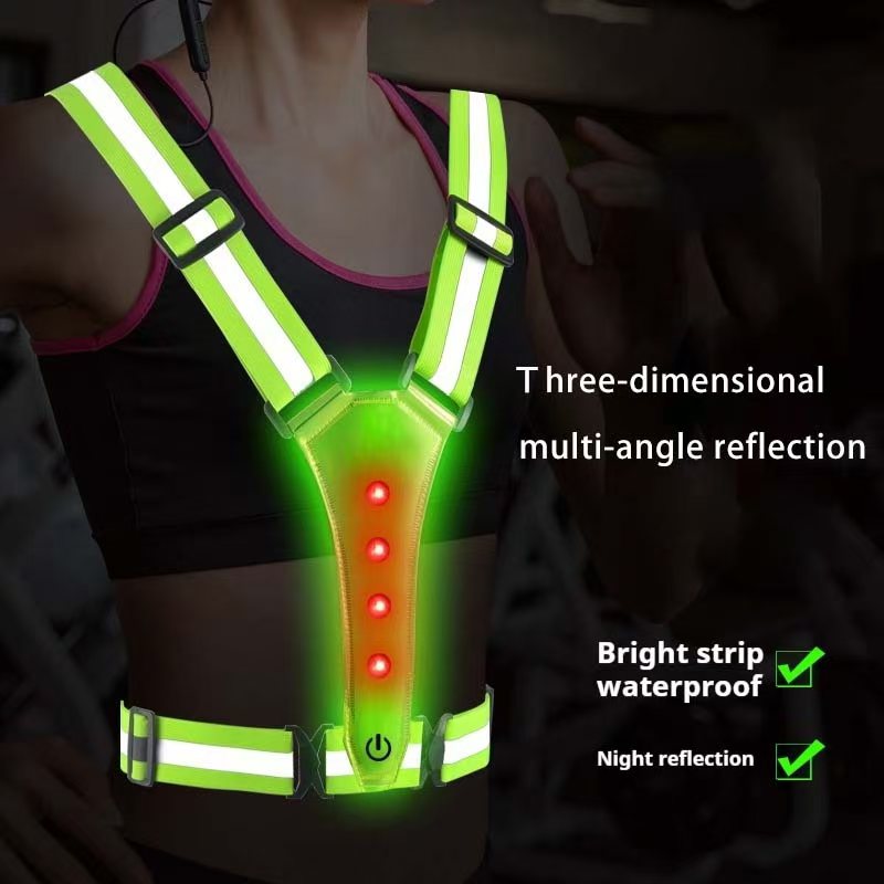 Running Gear Reflective - LED Running Vest Reflective Glowing Reflector