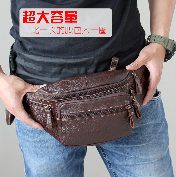 Genuine Cowhide Leather Waist  - đánh giá và giá Running Gear For