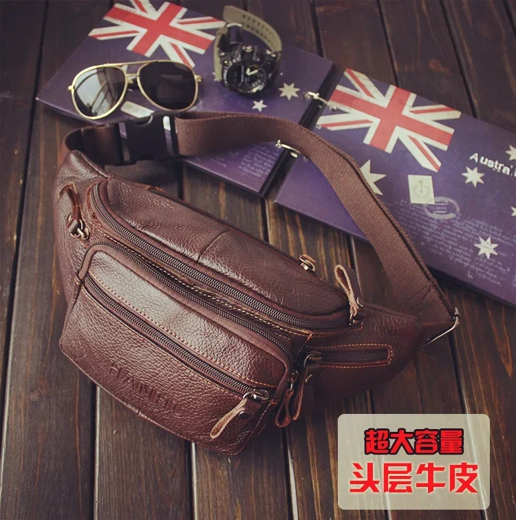 Genuine Cowhide Leather Waist  - đánh giá và giá Running Gear For