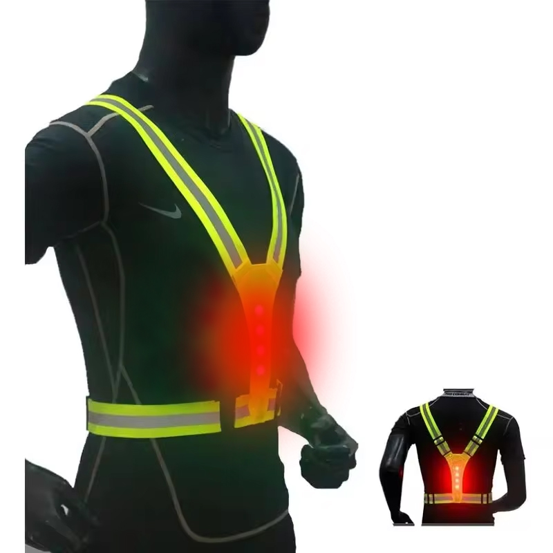 LED Running Vest Reflective Gl - đánh giá và giá Running Gear Reflective