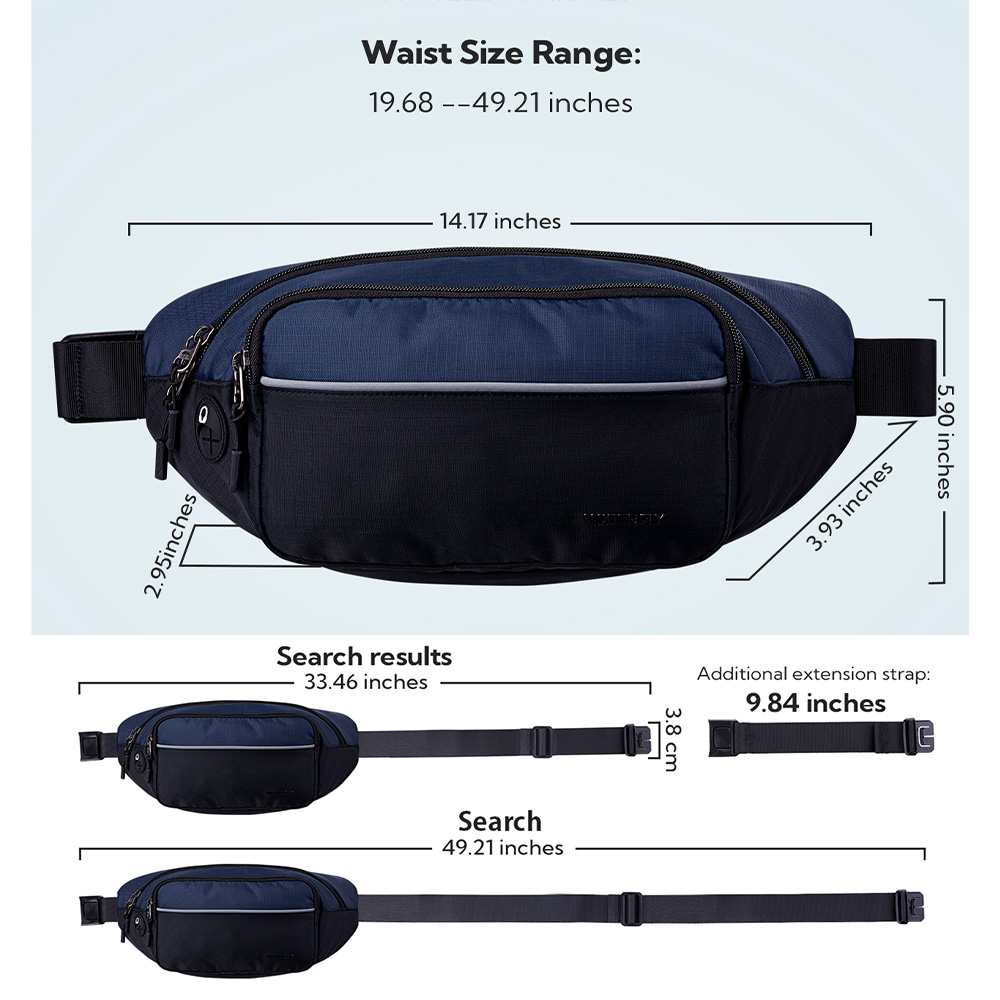 WATERFLY Fanny Pack Waist Bag  - đánh giá và giá Running Gear For