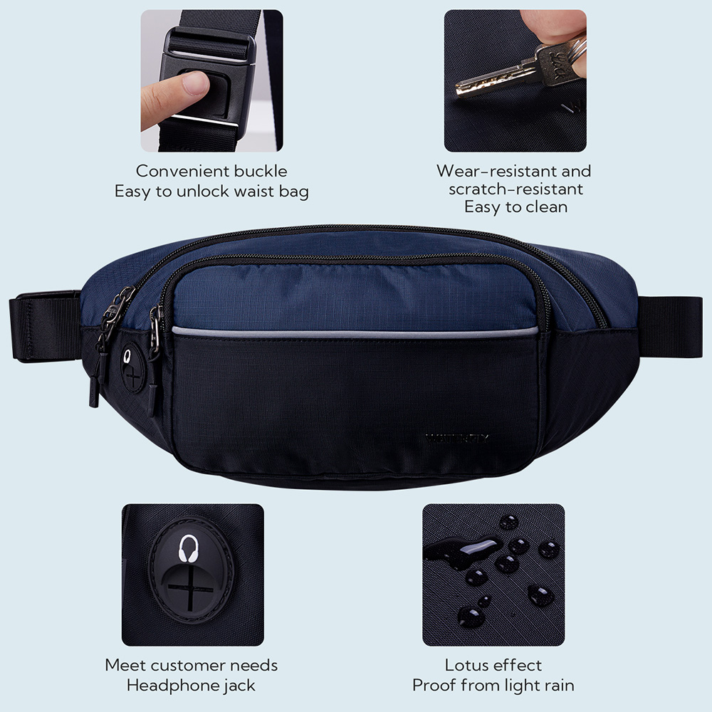 WATERFLY Fanny Pack Waist Bag  - đánh giá và giá Running Gear For