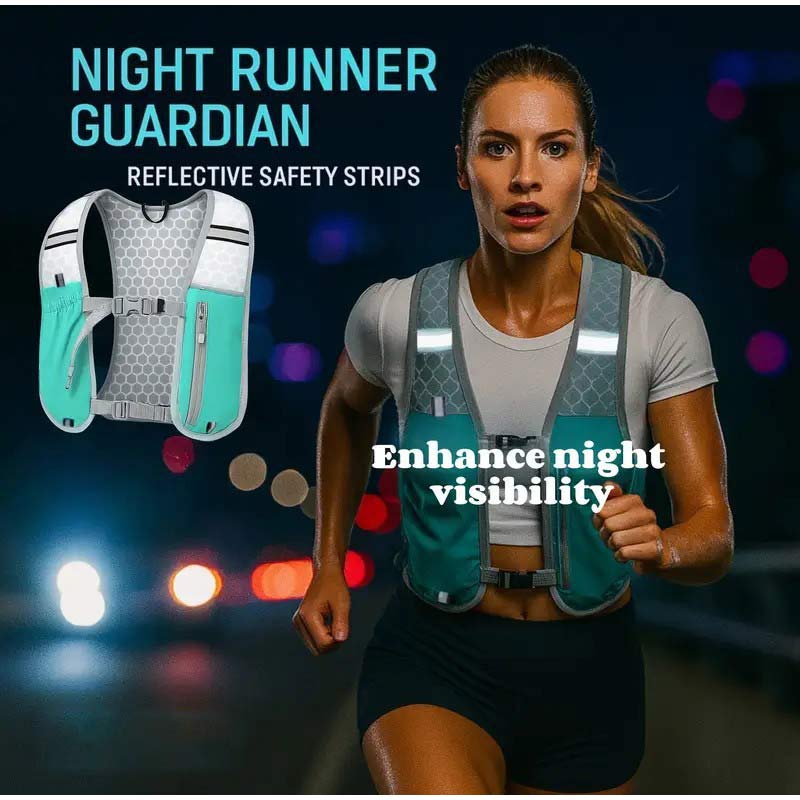 Lightweight Running Vest with  - đánh giá và giá Running Gear Reflective