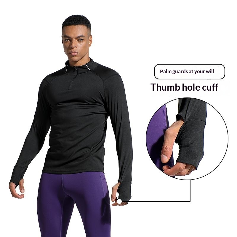 Men's Finger Hole Design Fall  - đánh giá và giá Running Gear Winter