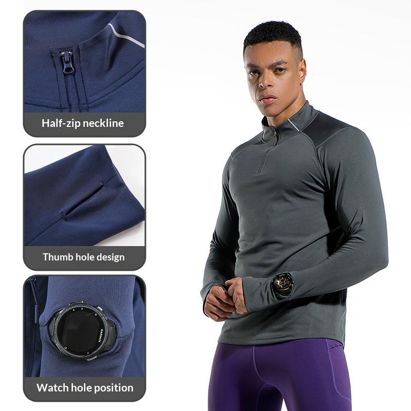 Men's Finger Hole Design Fall  - đánh giá và giá Running Gear Winter